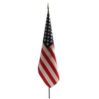 US 16" x 24" Endura-Poly Mounted Flag