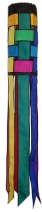 Rainbow Weave Windsock - Click Image to Close