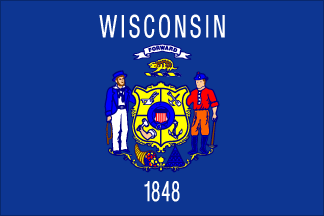 Wisconsin 3' x 5' Flag