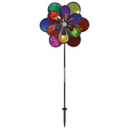 13" Rainbow Sparkle Windee Wheelz and Flower Spinner